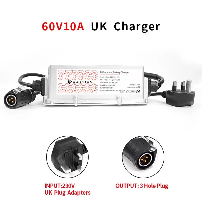SurRonshop 60v / 72v Battery Charger - Image 6