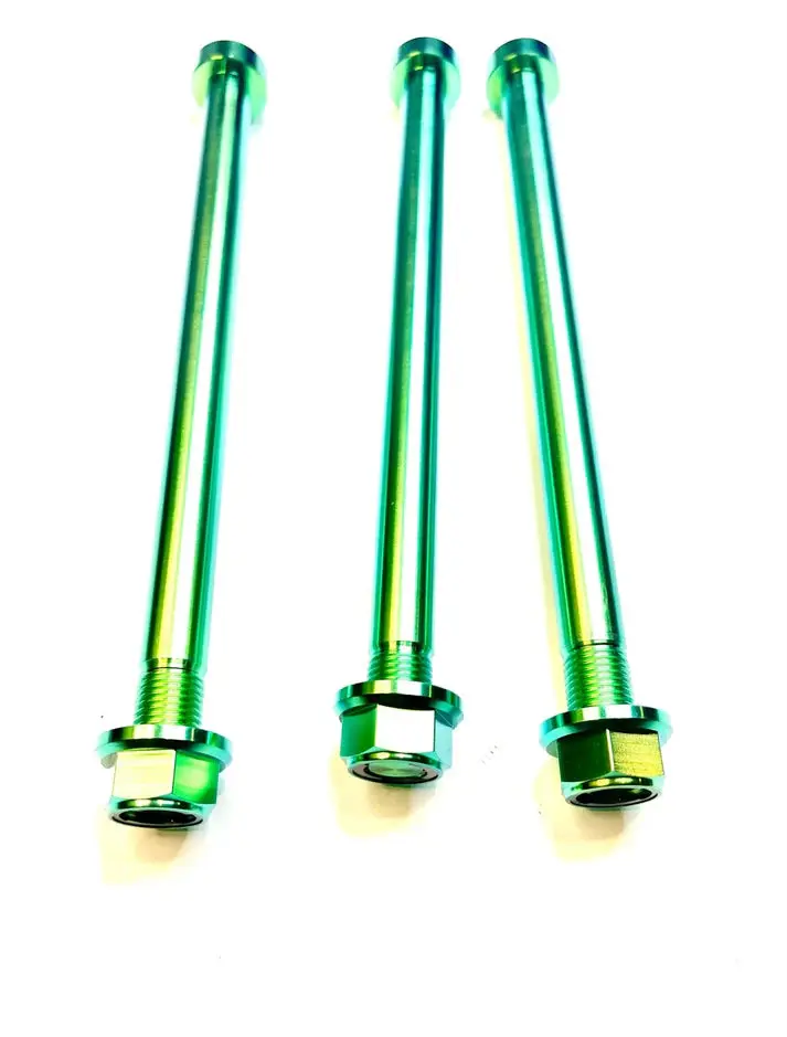 SurRonshop Titanium Rear Axle & Nut - Image 6