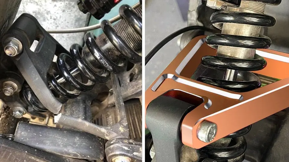 SurRonshop Suspension Triangle & Linkage Riser - Image 3