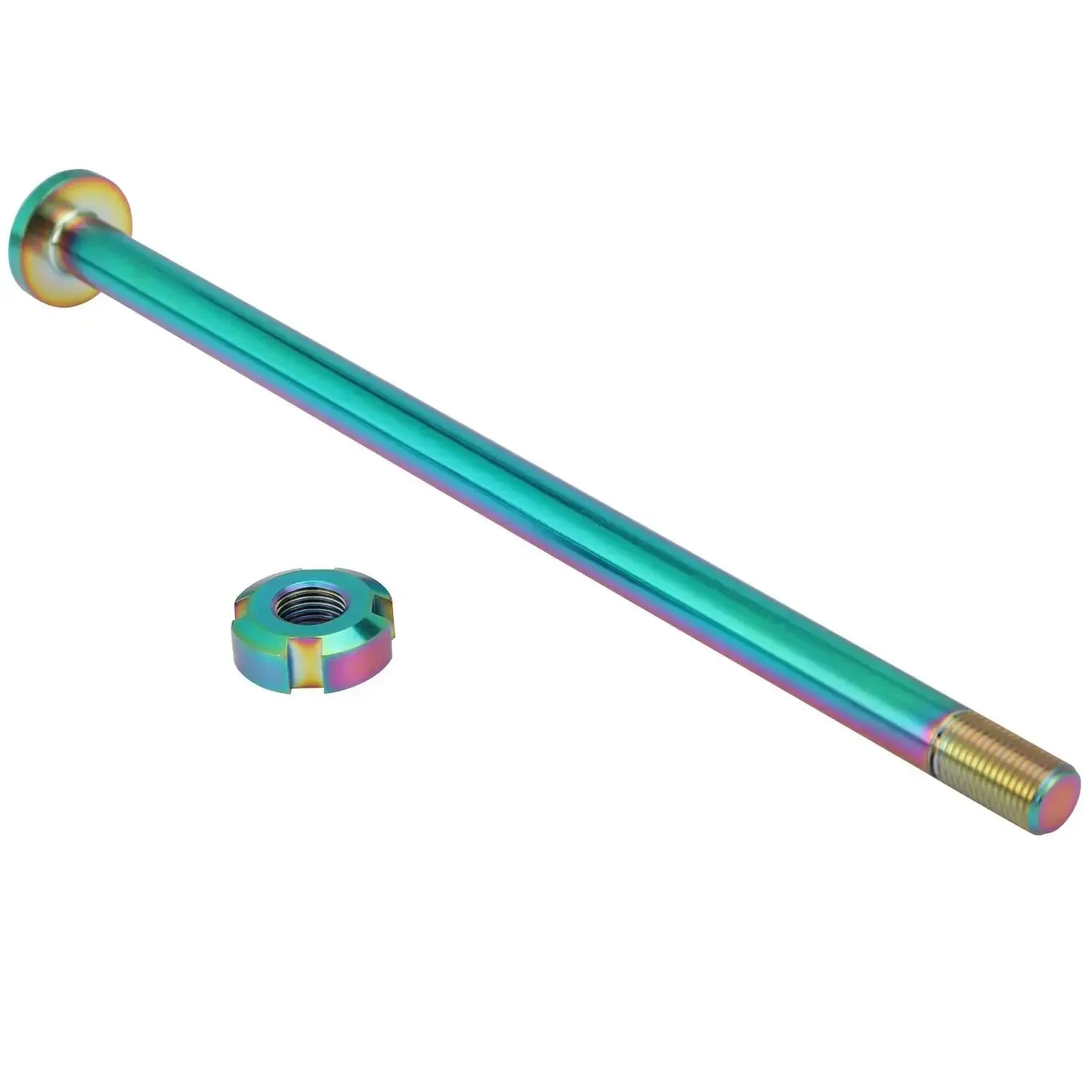 SurRonshop Titanium Rear Axle & Nut v2 - Image 3