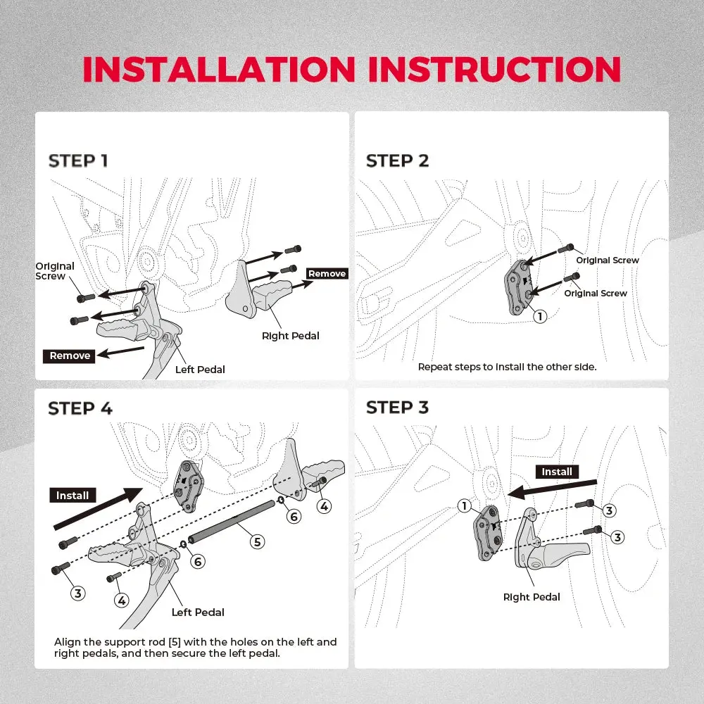 Talaria Foot Pegs Bracket Kit - Image 4